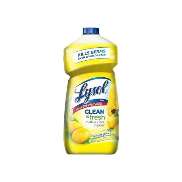 Lysol Multi-Surface Cleaner, Sparkling Lemon and Sunflower, 40 Fl Oz Hot on Sale