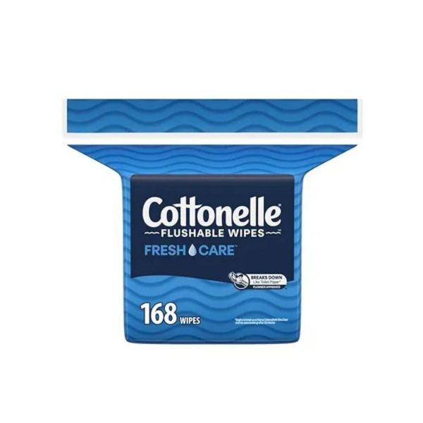 168 Count Cottonelle Fresh Care Flushable Wet Wipes Hot on Sale