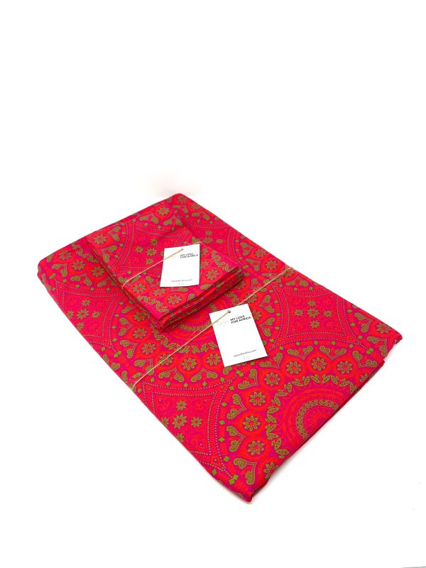 Shweshwe Fabric Table Cloth For Sale - Image 5