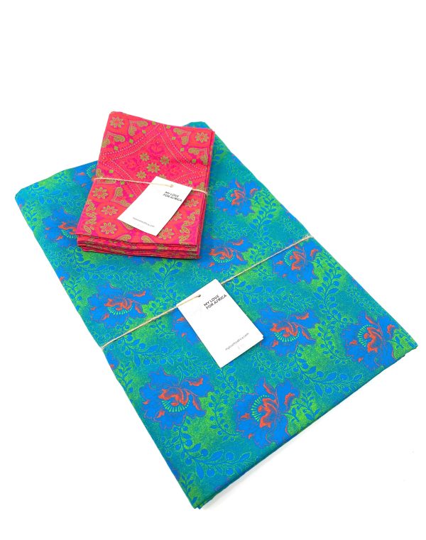 Shweshwe Fabric Table Cloth For Sale - Image 3